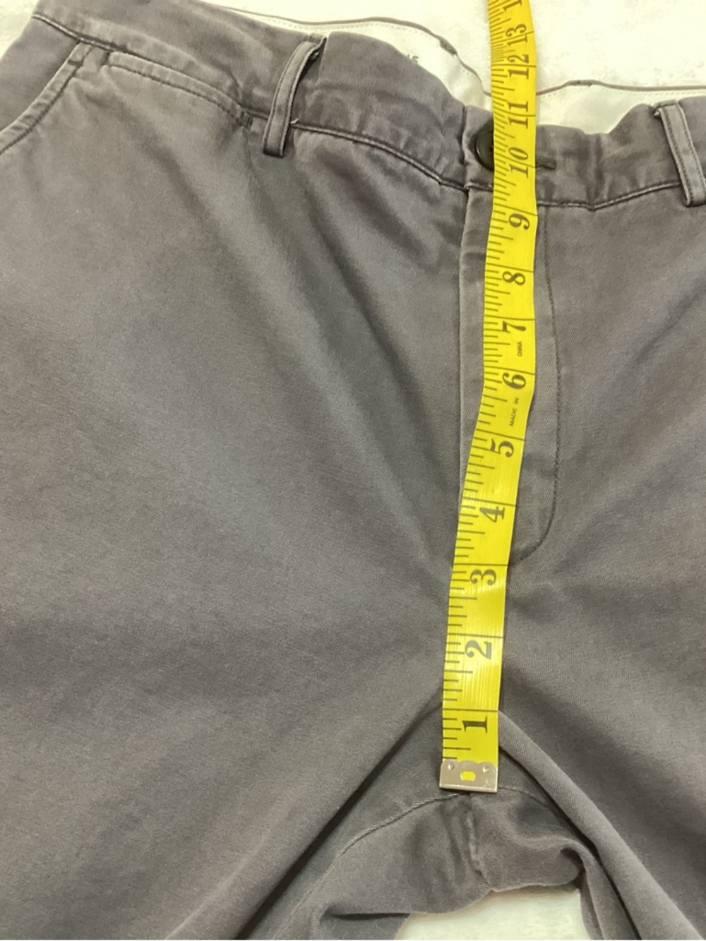 Men's Club Monaco Davis Slim-Fit Pants Gray Size 32/32 Business Casual - Picture 8 of 11